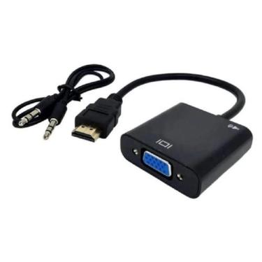 Imagem de Conversor Com Saida de Audio HDMI X VGA Preto Storm ADAP0074