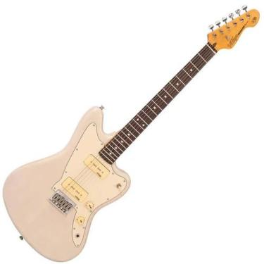 Imagem de Guitarra Vintage V65Hbld Relssued Hard Tail Blonde Jaguar