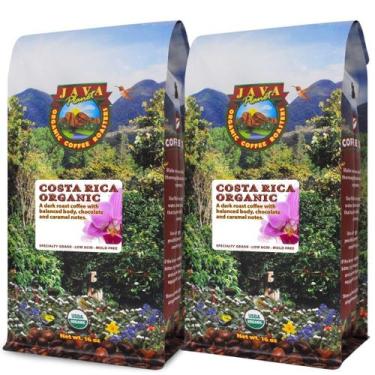 Imagem de Café Java Planet Orgânico Torrado Escuro da Costa Rica 2x454g