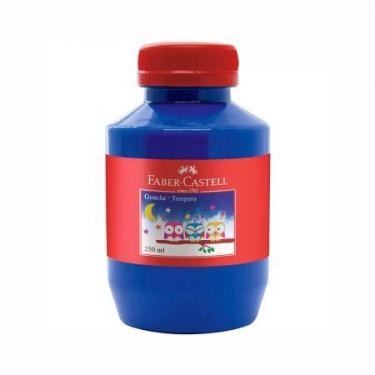 Imagem de Tinta guache Azul 250ml 378951 - Faber-Castell