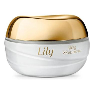 Imagem de Creme Acetinado Hidratante Corporal Lily O Boticário 250g - Congratula