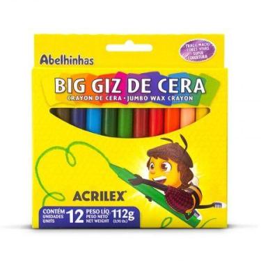 Imagem de Gizão de cera Big 12 cores 09111 - Acrilex