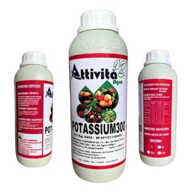 Imagem de Fertilizante Potássio - Potassium 300  - 1 Litro - Attivita