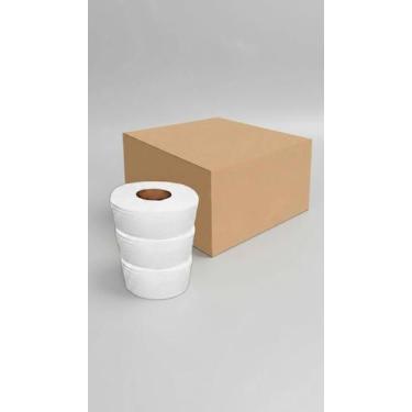 Imagem de Papel Higiênico Rolão 300m Folha Simples 8 Rolos - Congratulations Sto