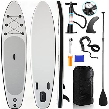 Imagem de HEYLIFE SUP Tábua de Pás Insufláveis Stand Up 15 CM Espessura da Tábua de Pás em Pé 150 Kgs com acessórios Premium All Around Peso leve para presente de aniversário