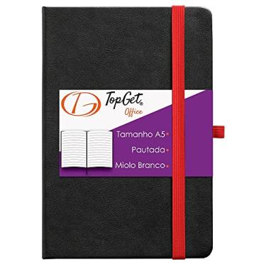 Imagem de Caderneta Collection 14x21cm 80 Fls Pautadas (Preto e Vermelho)