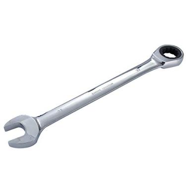 Imagem de KATUR Conjunto de ferramentas manuais de chave de catraca fixa de 32 mm e chave inglesa de aço cromo vanádio combinação métrica terminada kit padrão (32 mm)