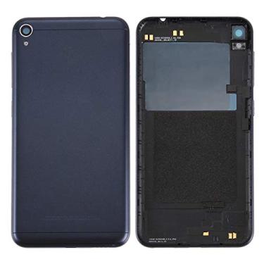 Imagem de HAIJUN Parte traseira da capa da bateria traseira capa da bateria para Asus Zenfone Live / ZB501KL (azul marinho) peças de substituição para telefone (cor: 2)