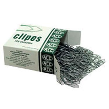 Imagem de Clips Niquelado, Bacchi, 2/0, 11x32mm, Caixa de 500g
