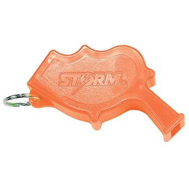 Imagem de All-Weather Whistle Apito de segurança contra tempestade, laranja