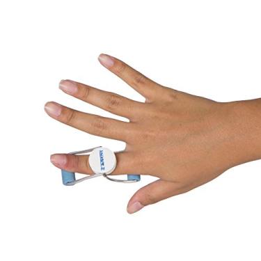 Imagem de Salvapé Tala Dinâmica Para Extensão Do Dedo Mola Forte Branco Médio