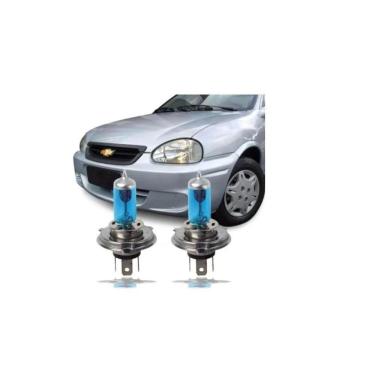 Imagem de Kit Lâmpada Super Branca Farol Corsa Classic 2009/... H4