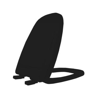 Imagem de Assento Sanitário Polipropileno Soft Close Monte Carlo Preto