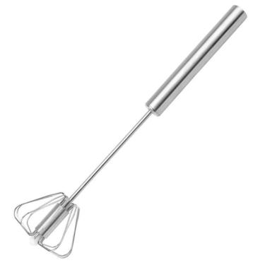 Imagem de Mixer Manual Inox - Batedor Clara Neve Giratório Profissional