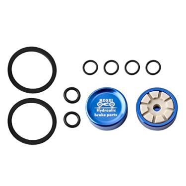 Imagem de Vaveren Conjunto de pinça de freio hidráulico de pistão de substituição para mountain bike XT, azul