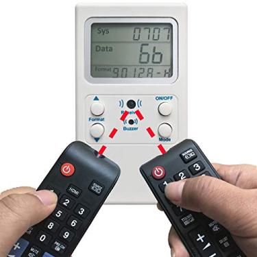 Imagem de Decodificador de controle remoto genérico universal TV ir testador infravermelho controle remoto testes