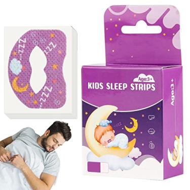 Imagem de Patch anti-ronco | Dispositivos Anti Ronco Avançado Gentle Mouth Tape,Fita bucal para melhorar a respiração do nariz para dormir Tiras para dormir na boca para reduzir o ronco Jiem-br