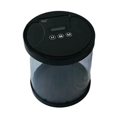 Imagem de DYNWAVE Caixa Multiuso Com Bloqueio De Tempo 1 Peça De Armazenamento Para Deixar O Excesso De Vício Para Celular, Caixa De Segurança Para Fumar, Smartphone Crianças E Adultos - Preta Preto