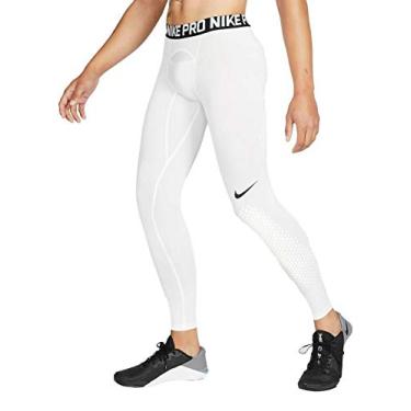 Imagem de Meia-cal a masculina Nike Pro Baseball Training (branca (meia-cal a de beisebol), pequena)