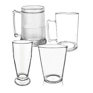 Imagem de Kit Churrasco Canecas para Cerveja, Chopp e Caipirinha - 4 Peças