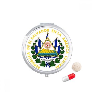 Imagem de San Salvador El Salvador Porta-comprimidos com emblema nacional de bolso e remédios