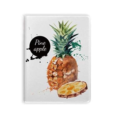 Imagem de Caderno de anotações em aquarela saudável e saudável PineFruit