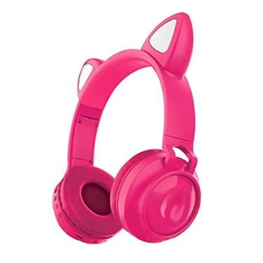 Imagem de Headphone (Fone Com Microfone) Gatinho Bluetooth Com LED Exbom HF-C290BT