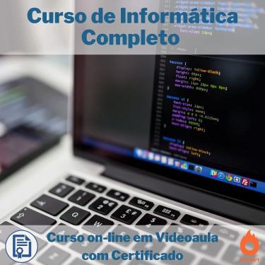 Imagem de Curso on-line em videoaula de Informática Completo com Certificado