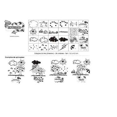 Imagem de Carimbo Estacoes do Ano Interativo Carlu Brinquedos