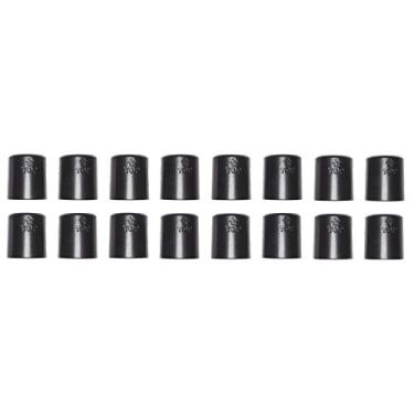 Imagem de JSP Manufacturing 2,54 cm de diâmetro clipe de prateleira de arame mangas divididas trava de metal rack de bloqueio de plástico escolha um pacote a granel 8 pares (pacote com 16)