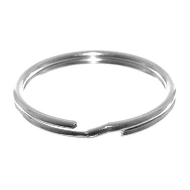 Imagem de Chaveiros divididos em metal com corda da costa oeste para organização de casa ou escritório – opções de tamanho – usos – Pacotes com 5, 10, 25, 50 e 100, 7/8 Inch, 100 Pack