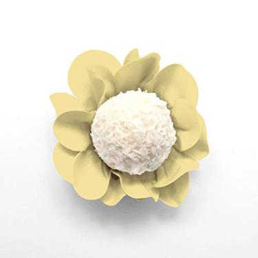 Imagem de Moldes decorativos para doces – molde de flor (papel offset), Vanila