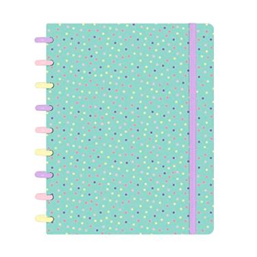 Imagem de Caderno Disco ISCOOL Inteligente M Colors Sweet Poá Verde