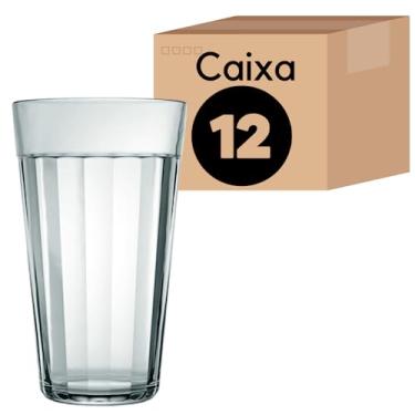 Imagem de Copo Americano 450ML Nadir Jogo de Copos de Vidro Kit com 12