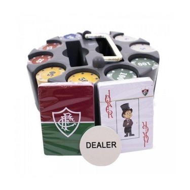 Imagem de Jogo De Poker 200 Fichas E Baralhos - Fluminense-Unissex