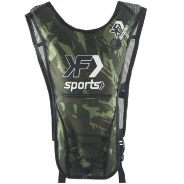 Imagem de Mochila De Hidratação Para Ciclismo F Sports Camuflada-Unissex
