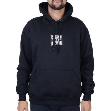 Imagem de Blusa Masculina Freesurf Moletom Plus Size Preto - 111005265-Masculino