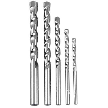 Imagem de BemFixa Kit 5Pcs Broca para Concreto com 5Unid, PRATA