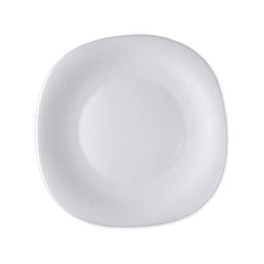 Imagem de Prato Raso Bormioli Rocco Parma em Vidro Temperado Opalino Branco – 27 cm