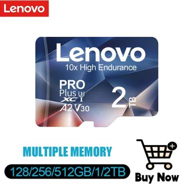 Imagem de Cartão de Memória de Alta Velocidade Lenovo  Mini Cartão SD  Classe 10  512GB  128GB  256GB  1 TB