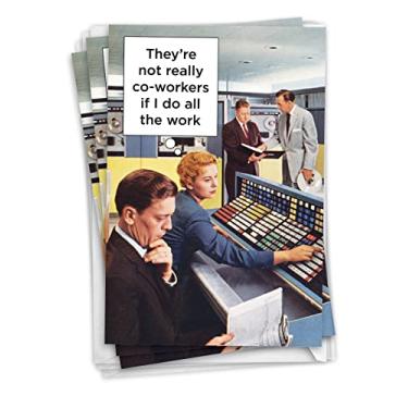 Imagem de NobleWorks Pacote com 3 cartões de felicitações do dia dos profissionais administrativos engraçados com envelopes (1 desenho, 3 cada) não é realmente um dia de profissionais administrativos C4159APG-C3x1