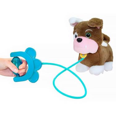 Imagem de Walking Petz com Som Cachorrinho Bulldog BR1874 - Multikids