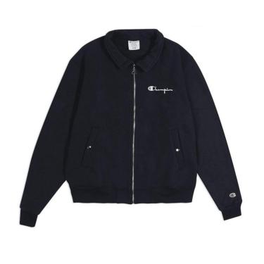 Imagem de Jaqueta Moletom Champion Jacket Mini Heritage Logo Preto-Unissex