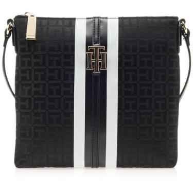 Imagem de Tommy Hilfiger Bolsa tiracolo feminina Jaden Plus, Tonal, preto, One Size