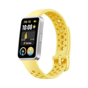 Imagem de Smartband, Huawei Band 9, Confortável Durante O Dia Inteiro, Monitore A Saúde Do Seu Sono, Até Duas Semanas De Bateria, Compatível Com iOS e Android, Amarelo