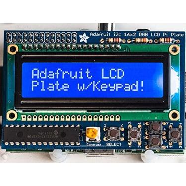 Imagem de Adafruit Azul e Branco 16 x 2 LCD+Kit de teclado para Raspberry Pi [ADA1115]