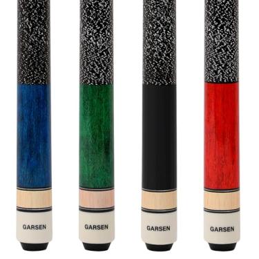 Imagem de GARSEN Conjunto de 4 bastões de taco de sinuca 147.3 cm 510.3 g 538.6 g 567.0 g 595.3 g Billiard House Bar Pool Taco