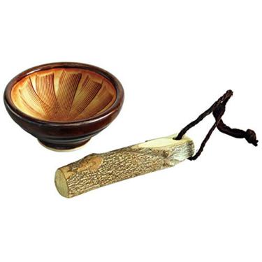 Imagem de Conjunto Yamaco japonês de cerâmica com mini SURIBACHI, GOMASURIKUN, feito no Japão