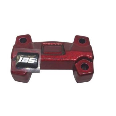 Imagem de Cadeado Mesa Guidão Vermelha Honda Cg Titan Fan 125 Até 2013 - Mmb