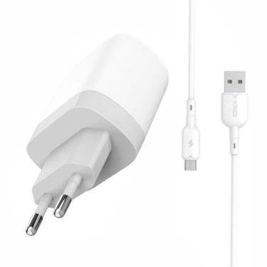 Imagem de Carregador V8 2USB Micro USB KD-556S Kaidi 2.4A 12W